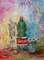Olio su tela  40x60   Natura metafisica 2008