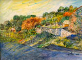 Via Romana 2010   Olio su tela 50x40